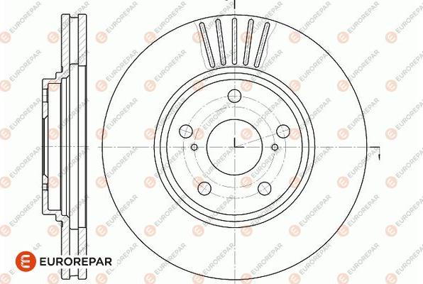 EUROREPAR 1667867780 - Bremžu diski autospares.lv