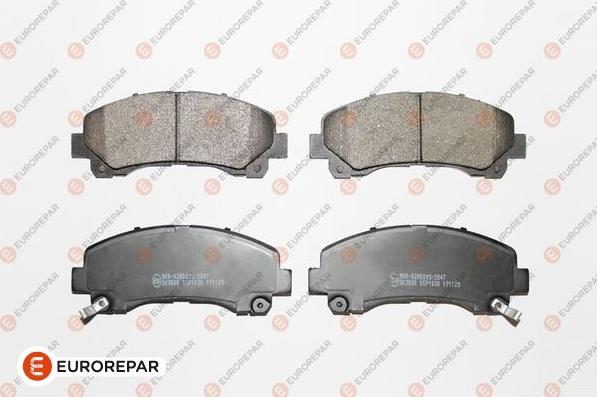 EUROREPAR 1667815780 - Bremžu uzliku kompl., Disku bremzes www.autospares.lv