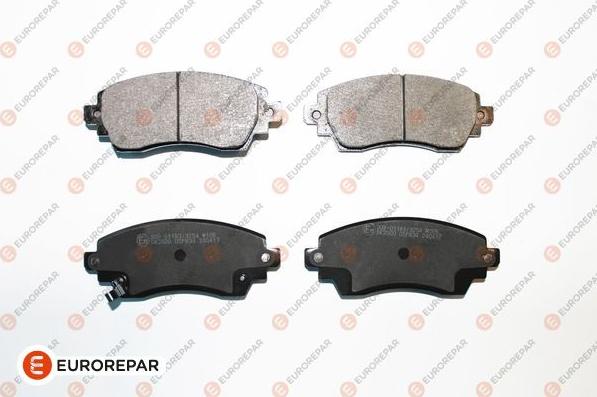 EUROREPAR 1667812380 - Тормозные колодки, дисковые, комплект www.autospares.lv