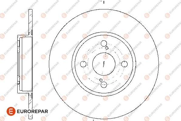 EUROREPAR 1667870380 - Bremžu diski www.autospares.lv