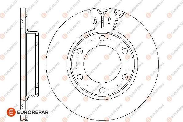 EUROREPAR 1667870280 - Bremžu diski www.autospares.lv