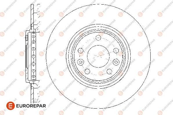 EUROREPAR 1667872680 - Bremžu diski www.autospares.lv