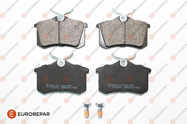 EUROREPAR 1619790680 - Brake Pad Set, disc brake www.autospares.lv