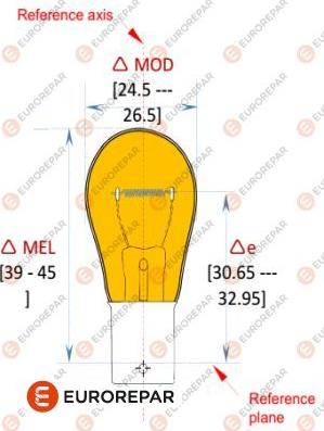 EUROREPAR 1616430980 - Bulb, indicator www.autospares.lv