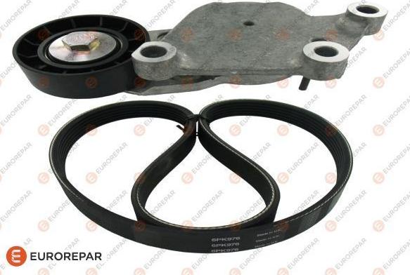 EUROREPAR 1616161180 - Поликлиновый ременный комплект www.autospares.lv