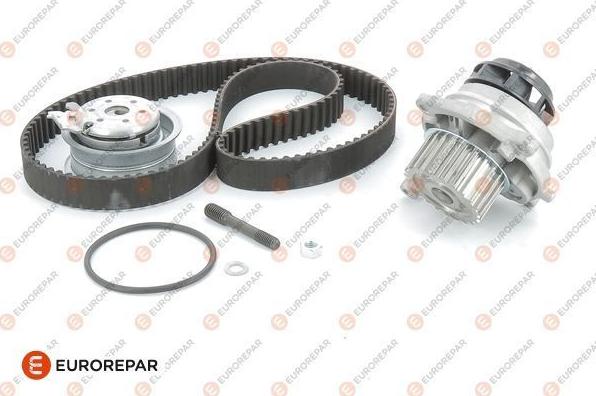 EUROREPAR 1611891380 - Водяной насос + комплект зубчатого ремня ГРМ www.autospares.lv