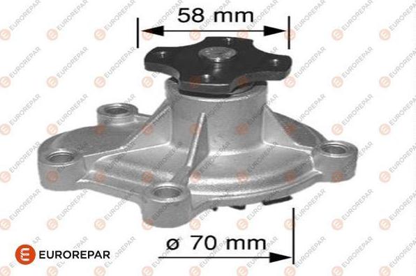 EUROREPAR 1623102380 - Водяной насос www.autospares.lv