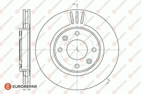 EUROREPAR 1618890480 - Bremžu diski www.autospares.lv