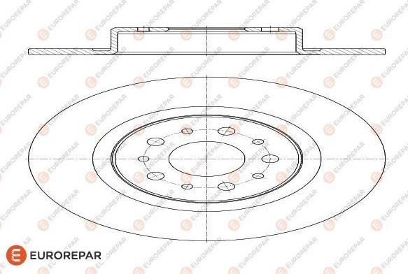 EUROREPAR 1618869980 - Bremžu diski www.autospares.lv