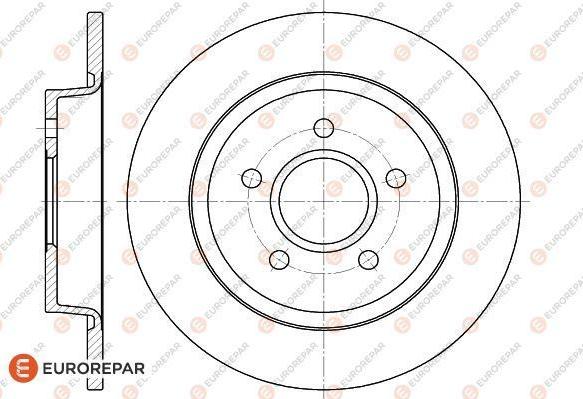 EUROREPAR 1618869780 - Bremžu diski autospares.lv