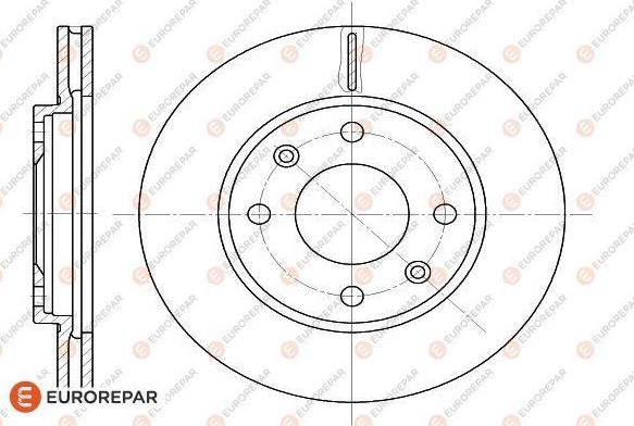 EUROREPAR 1618864480 - Bremžu diski www.autospares.lv