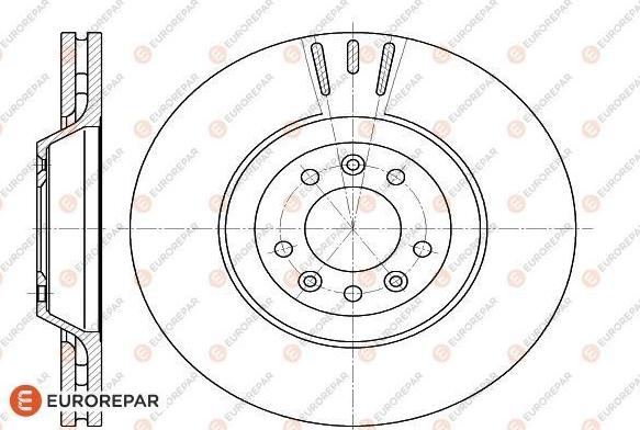 EUROREPAR 1618864680 - Bremžu diski www.autospares.lv