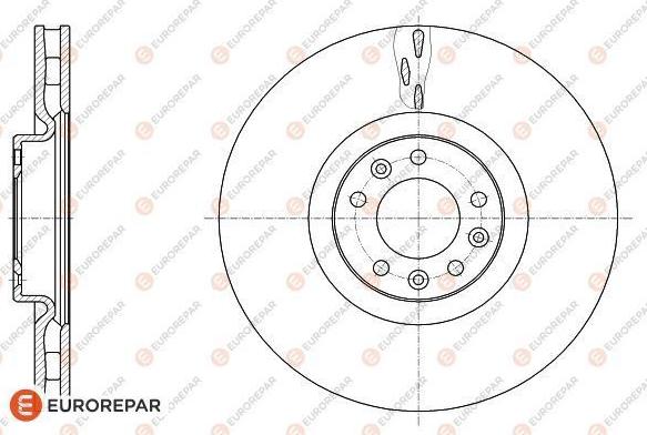 EUROREPAR 1618864280 - Bremžu diski www.autospares.lv