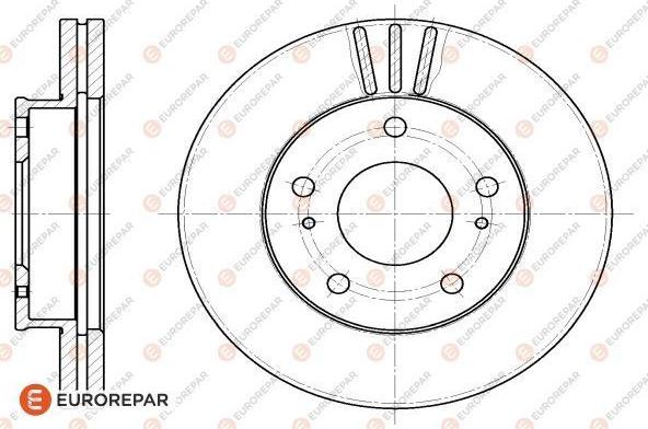 EUROREPAR 1618865680 - Bremžu diski www.autospares.lv