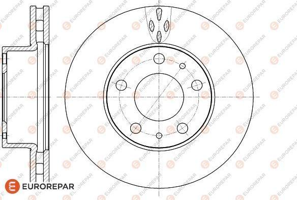 EUROREPAR 1618865280 - Bremžu diski www.autospares.lv