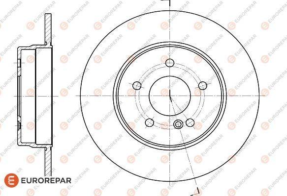 EUROREPAR 1618865780 - Bremžu diski www.autospares.lv