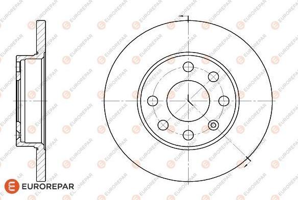 EUROREPAR 1618866980 - Bremžu diski autospares.lv