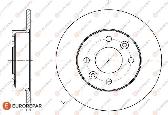 EUROREPAR 1618866680 - Bremžu diski autospares.lv