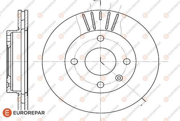 EUROREPAR 1618866780 - Bremžu diski www.autospares.lv