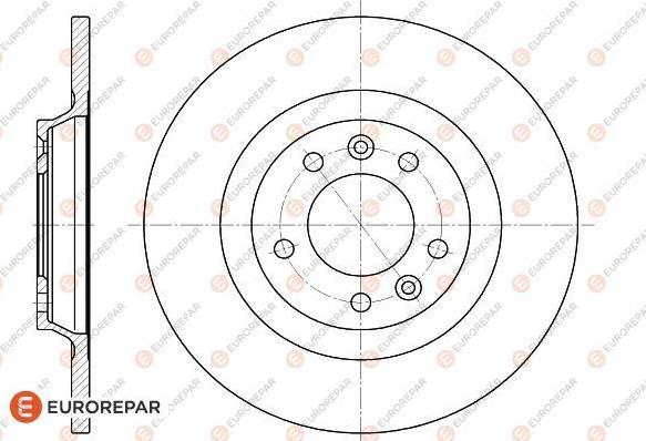 EUROREPAR 1618861880 - Bremžu diski autospares.lv