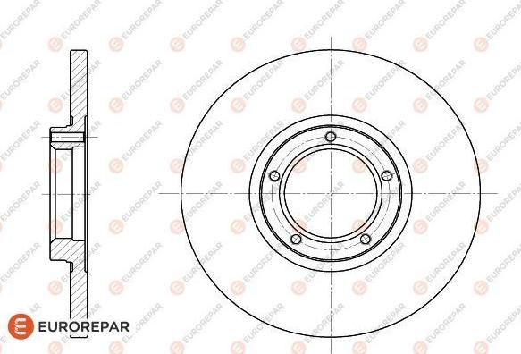 EUROREPAR 1618868980 - Bremžu diski autospares.lv