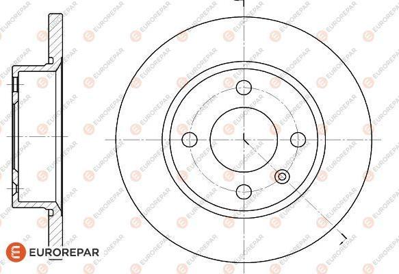 EUROREPAR 1618868480 - Bremžu diski www.autospares.lv