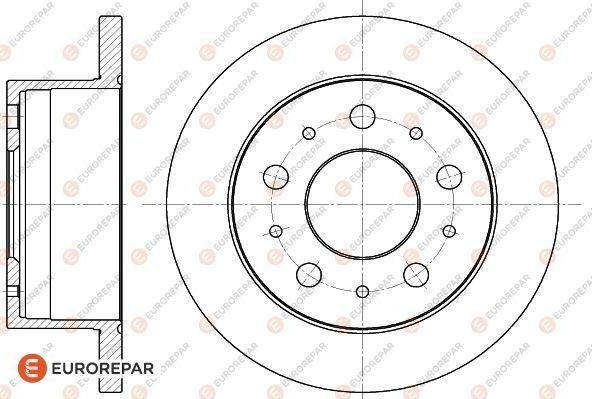 EUROREPAR 1618863480 - Bremžu diski autospares.lv