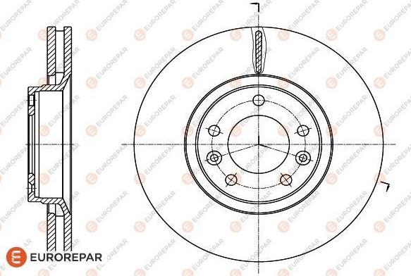 EUROREPAR 1618863380 - Bremžu diski autospares.lv