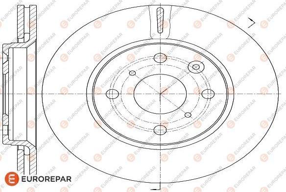 EUROREPAR 1618862380 - Bremžu diski www.autospares.lv