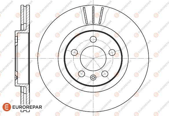 EUROREPAR 1618867680 - Bremžu diski www.autospares.lv