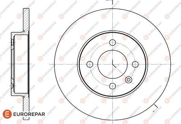 EUROREPAR 1618867880 - Bremžu diski www.autospares.lv