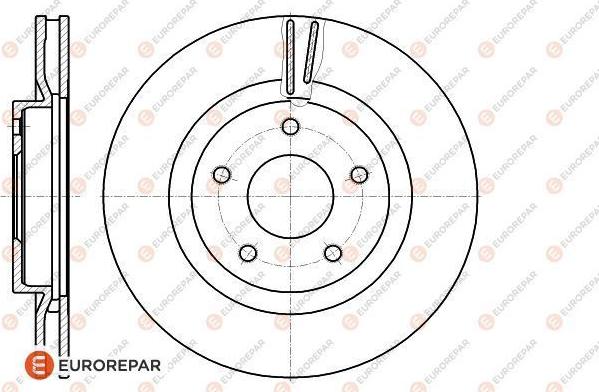 EUROREPAR 1618889580 - Bremžu diski www.autospares.lv