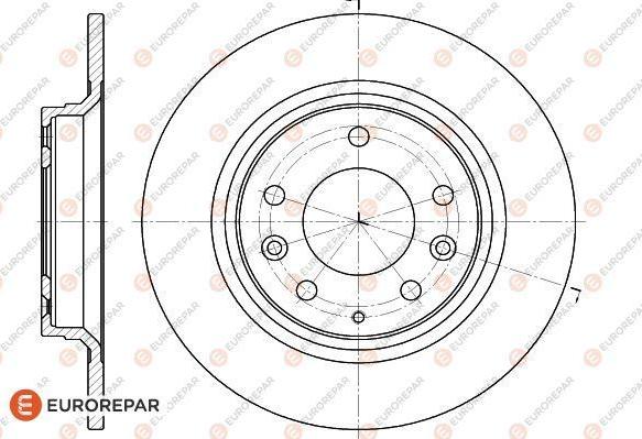 EUROREPAR 1618889180 - Bremžu diski www.autospares.lv