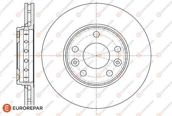 EUROREPAR 1618889780 - Bremžu diski www.autospares.lv