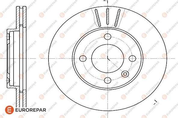 EUROREPAR 1618884580 - Bremžu diski www.autospares.lv