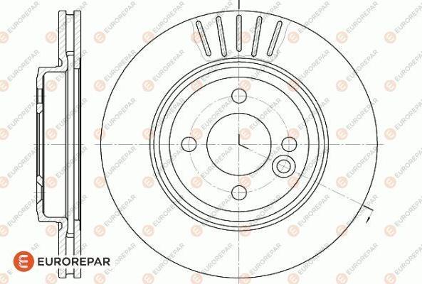 EUROREPAR 1618884780 - Тормозной диск www.autospares.lv