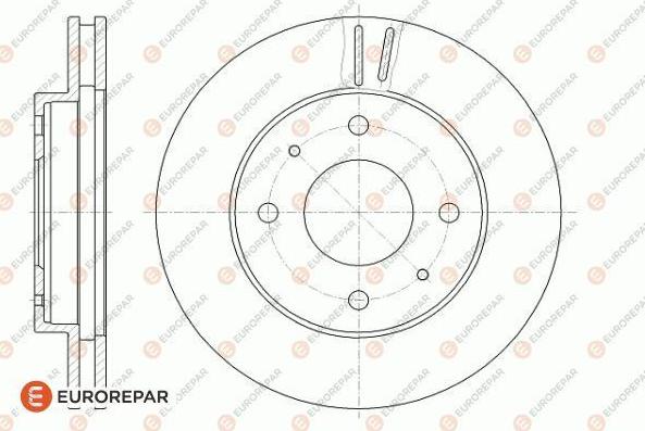 EUROREPAR 1618885380 - Bremžu diski www.autospares.lv