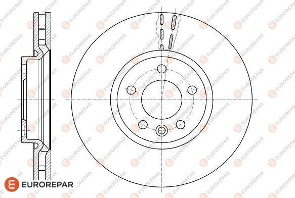 EUROREPAR 1618886880 - Bremžu diski www.autospares.lv