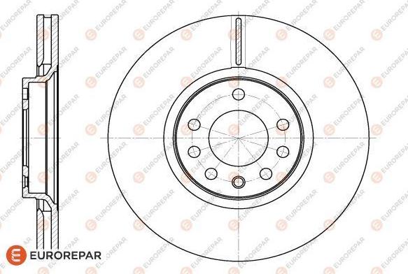 EUROREPAR 1618880280 - Bremžu diski www.autospares.lv