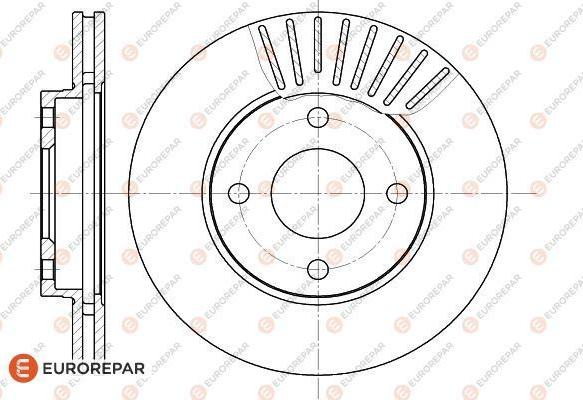 EUROREPAR 1618881080 - Bremžu diski autospares.lv