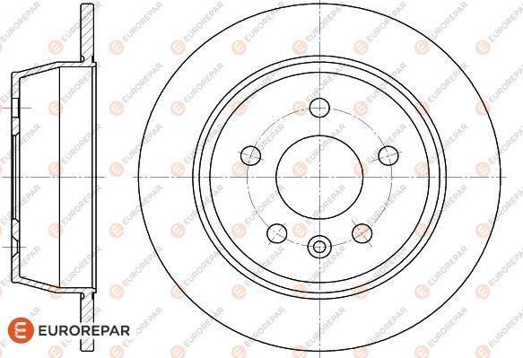 EUROREPAR 1618881880 - Bremžu diski www.autospares.lv