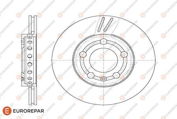 EUROREPAR 1618888080 - Bremžu diski www.autospares.lv