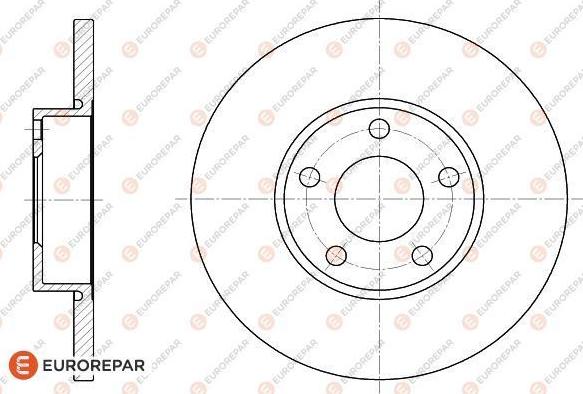 EUROREPAR 1618883080 - Bremžu diski www.autospares.lv