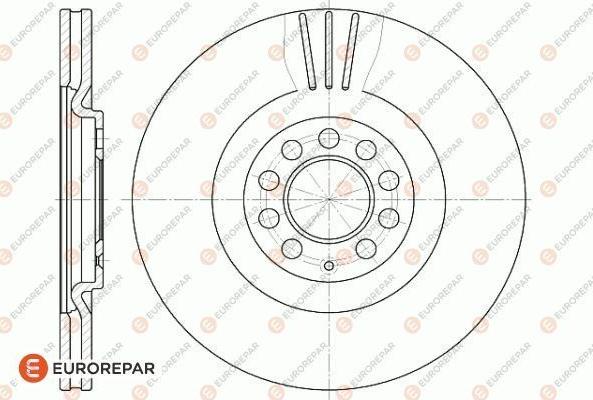 EUROREPAR 1618887180 - Bremžu diski www.autospares.lv