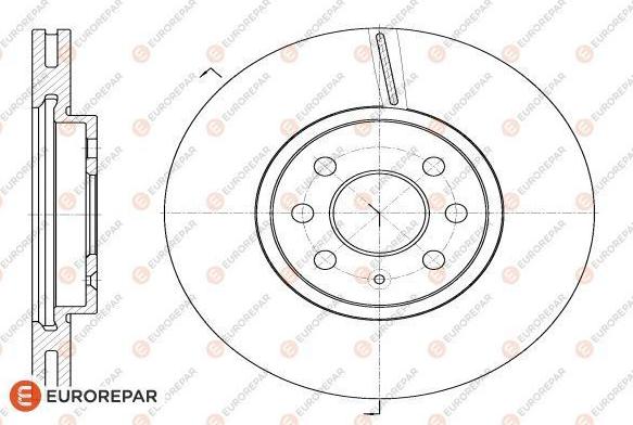 EUROREPAR 1618887380 - Bremžu diski www.autospares.lv