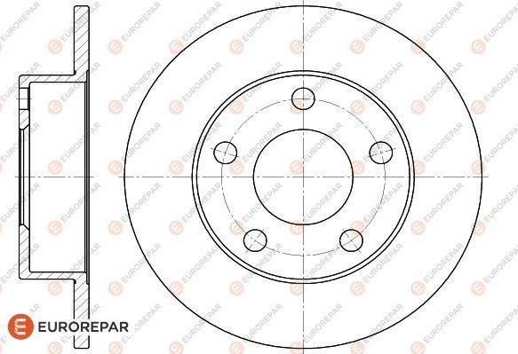 EUROREPAR 1618887280 - Bremžu diski www.autospares.lv