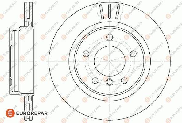 EUROREPAR 1618879980 - Тормозной диск www.autospares.lv