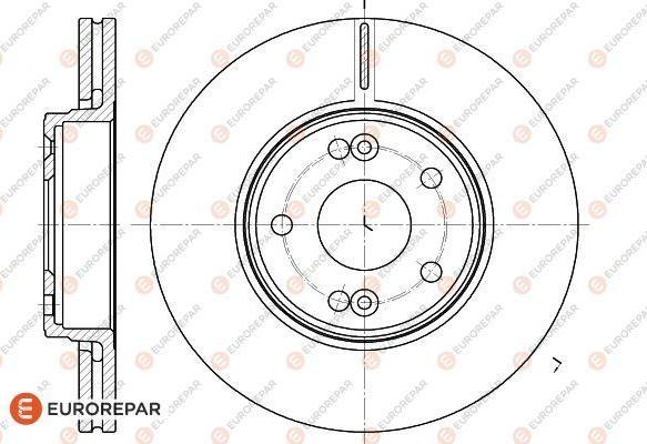 EUROREPAR 1618879580 - Bremžu diski www.autospares.lv