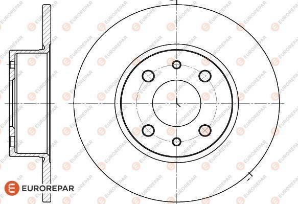 EUROREPAR 1618874480 - Bremžu diski www.autospares.lv