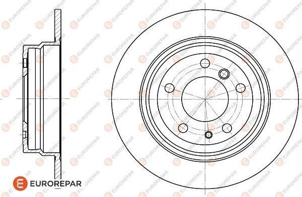 EUROREPAR 1618874380 - Bremžu diski www.autospares.lv